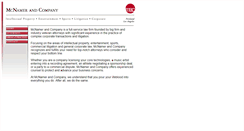 Desktop Screenshot of mcnamerlaw.com