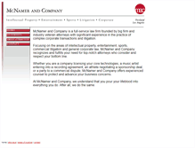 Tablet Screenshot of mcnamerlaw.com